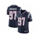 Men's Nike New England Patriots #97 Alan Branch Vapor Untouchable Limited Navy Blue Team Color NFL Jersey