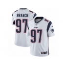 Men's Nike New England Patriots #97 Alan Branch Vapor Untouchable Limited White NFL Jersey