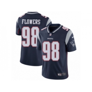 Men's Nike New England Patriots #98 Trey Flowers Vapor Untouchable Limited Navy Blue Team Color NFL Jersey
