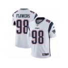 Men's Nike New England Patriots #98 Trey Flowers Vapor Untouchable Limited White NFL Jersey