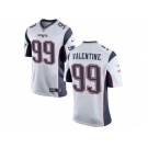 Men's Nike New England Patriots #99 Vincent Valentine Game White NFL Jersey