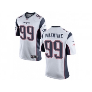 Men's Nike New England Patriots #99 Vincent Valentine Game White NFL Jersey