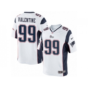 Men's Nike New England Patriots #99 Vincent Valentine Limited White NFL Jersey