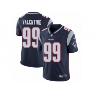 Men's Nike New England Patriots #99 Vincent Valentine Vapor Untouchable Limited Navy Blue Team Color NFL Jersey