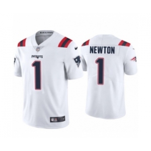 New England Patriots #1 Cam Newton White 2020 Vapor Limited Jersey