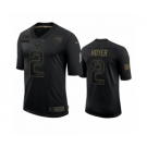 New England Patriots #2 Brian Hoyer Black 2020 Salute To Service Limited Jersey