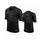 New England Patriots #85 Ryan Izzo Black 2020 Salute To Service Limited Jersey