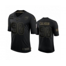 New England Patriots #90 Shilique Calhoun Black 2020 Salute To Service Limited Jersey