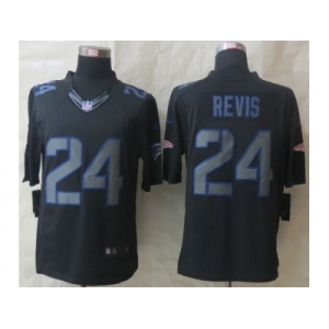 Nike New England Patriots #24 Revis Black Jerseys[Impact Limited]