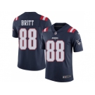 Nike New England Patriots #88 Kenny Britt Navy Blue Men Stitched NFL Limited Rush Jersey