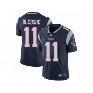 Nike Patriots #11 Drew Bledsoe Navy Blue Team Color Men's Stitched NFL Vapor Untouchable Limited Jersey