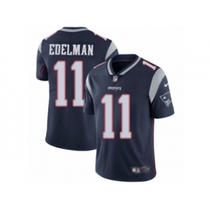 Nike Patriots #11 Julian Edelman Navy Blue Team Color Men's Stitched NFL Vapor Untouchable Limited Jersey