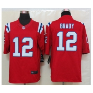 nike nfl jerseys new england patriots #12 tom brady red[nike limited]