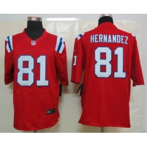 nike nfl jerseys new england patriots #81 hernandez white[nike limited]