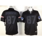 nike nfl jerseys new england patriots #87 gronkowski black[nike impact limited]