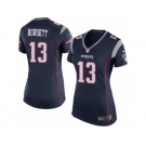 Women Nike New England Patriots #13 Phillip Dorsett Game Navy Blue Team Color NFL Jersey