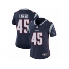 Women Nike New England Patriots #45 David Harris Navy Blue Team Color Vapor Untouchable Limited Player NFL Jersey