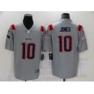 Women's New England Patriots #10 Mac Jones Grey 2021 Inverted Legend Stitched NFL Nike Jersey