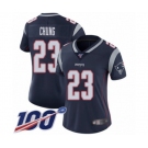 Women's New England Patriots #23 Patrick Chung Navy Blue Team Color Vapor Untouchable Limited Player 100th Season Football Jersey