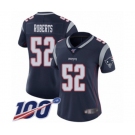 Women's New England Patriots #52 Elandon Roberts Navy Blue Team Color Vapor Untouchable Limited Player 100th Season Football Jersey