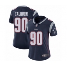 Women's New England Patriots #90 Shilique Calhoun Navy Blue Team Color Vapor Untouchable Limited Player Football Jersey