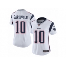 Women's Nike New England Patriots #10 Jimmy Garoppolo Vapor Untouchable Limited White NFL Jersey