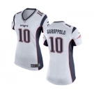 Women's Nike New England Patriots #10 Jimmy Garoppolo White NFL Jersey