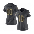 Women's Nike New England Patriots #10 Josh Gordon Limited Black 2016 Salute to Service NFL Jersey