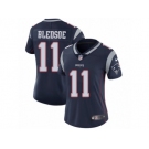 Women's Nike New England Patriots #11 Drew Bledsoe Vapor Untouchable Limited Navy Blue Team Color NFL Jersey