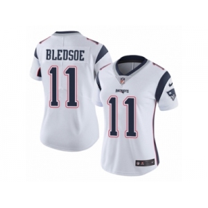 Women's Nike New England Patriots #11 Drew Bledsoe Vapor Untouchable Limited White NFL Jersey