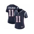 Women's Nike New England Patriots #11 Julian Edelman Vapor Untouchable Limited Navy Blue Team Color NFL Jersey