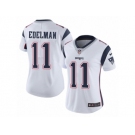 Women's Nike New England Patriots #11 Julian Edelman Vapor Untouchable Limited White NFL Jersey