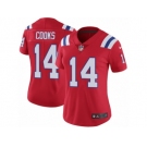 Women's Nike New England Patriots #14 Brandin Cooks Vapor Untouchable Limited Red Alternate NFL Jersey