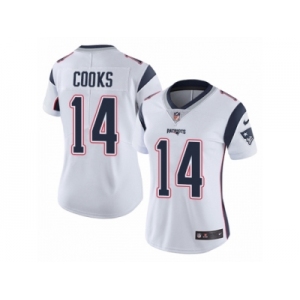 Women's Nike New England Patriots #14 Brandin Cooks Vapor Untouchable Limited White NFL Jersey