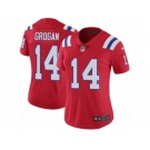 Women's Nike New England Patriots #14 Steve Grogan Vapor Untouchable Limited Red Alternate NFL Jersey