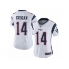 Women's Nike New England Patriots #14 Steve Grogan Vapor Untouchable Limited White NFL Jersey