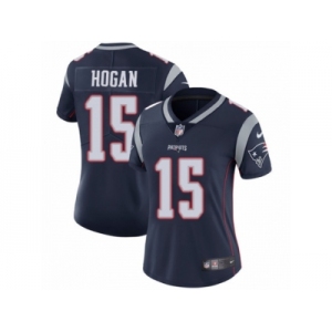 Women's Nike New England Patriots #15 Chris Hogan Vapor Untouchable Limited Navy Blue Team Color NFL Jersey