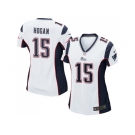 Women's Nike New England Patriots #15 Chris Hogan White Stitched NFL New Jersey