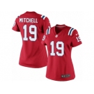 Women's Nike New England Patriots #19 Malcolm Mitchell Limited Red Alternate NFL Jersey