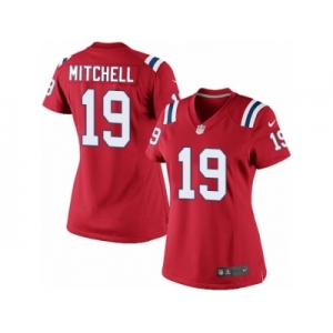 Women's Nike New England Patriots #19 Malcolm Mitchell Limited Red Alternate NFL Jersey