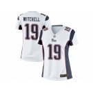 Women's Nike New England Patriots #19 Malcolm Mitchell Limited White NFL Jersey