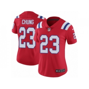 Women's Nike New England Patriots #23 Patrick Chung Vapor Untouchable Limited Red Alternate NFL Jersey