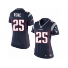 Women's Nike New England Patriots #25 Eric Rowe Limited Navy Blue Team Color NFL Jersey