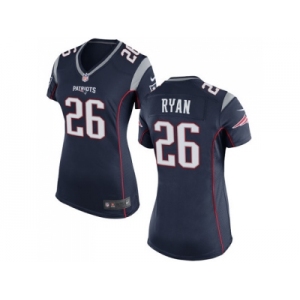 Women's Nike New England Patriots #26 Logan Ryan Navy Blue Team Color Stitched NFL New Jersey