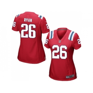 Women's Nike New England Patriots #26 Logan Ryan Red Alternate Stitched NFL Jersey