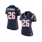 Women's Nike New England Patriots #26 Stephon Gilmore Limited Navy Blue Team Color NFL Jersey