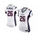 Women's Nike New England Patriots #26 Stephon Gilmore Limited White NFL Jersey