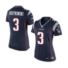 Women's Nike New England Patriots #3 Stephen Gostkowski Navy Blue Team Color NFL Jersey