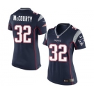 Women's Nike New England Patriots #32 Devin McCourty Navy Blue Team Color NFL Jersey