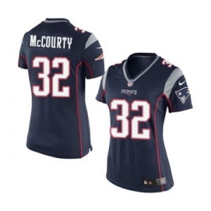 Women's Nike New England Patriots #32 Devin McCourty Navy Blue Team Color NFL Jersey